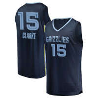 Memphis Grizzlies #15 Brandon Clarke Fast Break Navy Icon Edition Replica Jersey Memphis Grizzlies #15 Brandon Clarke Fast Break Navy Icon Edition Replica Jersey