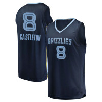 Memphis Grizzlies #8 Colin Castleton Fast Break Navy Icon Edition Replica Jersey Memphis Grizzlies #8 Colin Castleton Fast Break Navy Icon Edition Replica Jersey