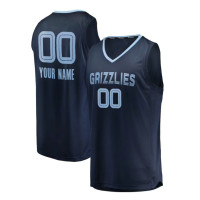 Memphis Grizzlies Customized Fast Break Navy Icon Edition Replica Jersey Memphis Grizzlies Customized Fast Break Navy Icon Edition Replica Jersey