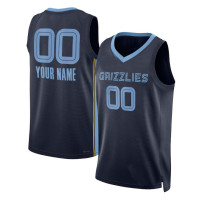 Memphis Grizzlies #45 GG Jackson II Swingman Navy Icon Edition Jersey
