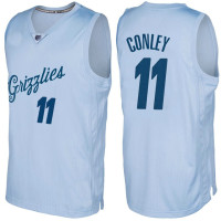Memphis Grizzlies #11 Mike Conley Light Blue 2016-17 Christmas Day Jersey Memphis Grizzlies #11 Mike Conley Light Blue 2016-17 Christmas Day Jersey