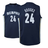 Youth 2017-18 Season Dillon Brooks Memphis Grizzlies #24 Icon Edition Navy Swingman Jersey Youth 2017-18 Season Dillon Brooks Memphis Grizzlies #24 Icon Edition Navy Swingman Jersey