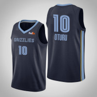 Memphis Grizzlies Daniel Oturu Icon Edition Jersey Navy
