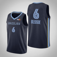 Memphis Grizzlies Eric Bledsoe Icon Edition Jersey Navy Gold