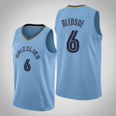 Grizzlies Eric Bledsoe Mens Statement Edition Jersey Blue