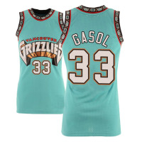 Mens Marc Gasol Memphis Grizzlies #33 Hardwood Classics Aqua Swingman Jersey Mens Marc Gasol Memphis Grizzlies #33 Hardwood Classics Aqua Swingman Jersey