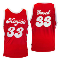 Marc Gasol Memphis Grizzlies #33 2016-17 Hardwood Classics Nights Red Jersey Marc Gasol Memphis Grizzlies #33 2016-17 Hardwood Classics Nights Red Jersey