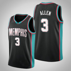 Grizzlies Grayson Allen #3 Black 20th Season Throwbacks Jersey