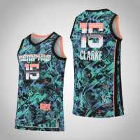 Mens Memphis Grizzlies Brandon Clarke Turquoise Select Series Jersey Mens Memphis Grizzlies Brandon Clarke Turquoise Select Series Jersey