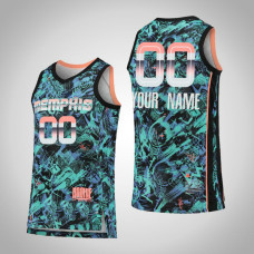 Mens Memphis Grizzlies Customized Turquoise Select Series Jersey Mens Memphis Grizzlies Customized Turquoise Select Series Jersey