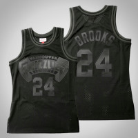Mens Memphis Grizzlies Dillon Brooks #24 Black Tonal Hardwood Classics Jersey Mens Memphis Grizzlies Dillon Brooks #24 Black Tonal Hardwood Classics Jersey