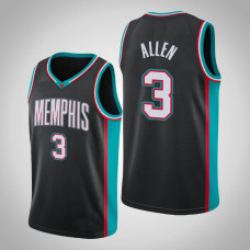 2020-21 Memphis Grizzlies Grayson Allen #3 Black Hardwood Classics Jersey