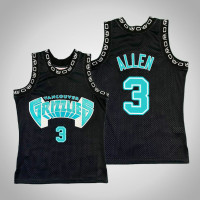 Mens Memphis Grizzlies Grayson Allen #3 Black Hardwood Classics Jersey