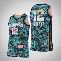 Mens Memphis Grizzlies Ja Morant Turquoise Rookie of the Year Select Series Jersey Mens Memphis Grizzlies Ja Morant Turquoise Rookie of the Year Select Series Jersey