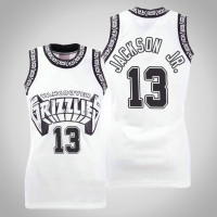 Mens Grizzlies Jaren Jackson Jr. #13 White Concord Collection Hardwood Classics Jersey Mens Grizzlies Jaren Jackson Jr. #13 White Concord Collection Hardwood Classics Jersey