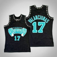 Mens Memphis Grizzlies Jonas Valanciunas #17 Black Hardwood Classics Jersey Mens Memphis Grizzlies Jonas Valanciunas #17 Black Hardwood Classics Jersey
