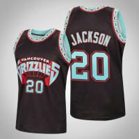 Mens Memphis Grizzlies Josh Jackson #20 Black Reload Hardwood Classics Jersey Mens Memphis Grizzlies Josh Jackson #20 Black Reload Hardwood Classics Jersey
