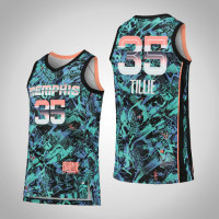 Mens Memphis Grizzlies Killian Tillie Turquoise Select Series Jersey