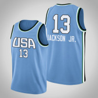 2019 Rising Star Mens Team World Jaren Jackson Jr. #13 Blue Swingman Jersey 2019 Rising Star Mens Team World Jaren Jackson Jr. #13 Blue Swingman Jersey