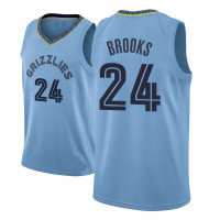 Men 2018-19 Dillon Brooks Memphis Grizzlies #24 Statement Blue Jersey Men 2018-19 Dillon Brooks Memphis Grizzlies #24 Statement Blue Jersey