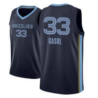 Men 2018-19 Marc Gasol Memphis Grizzlies #33 Icon Edition Navy Jersey Men 2018-19 Marc Gasol Memphis Grizzlies #33 Icon Edition Navy Jersey