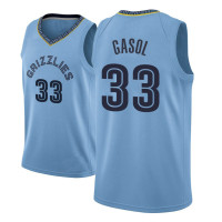 Men 2018-19 Marc Gasol Memphis Grizzlies #33 Statement Blue Jersey Men 2018-19 Marc Gasol Memphis Grizzlies #33 Statement Blue Jersey