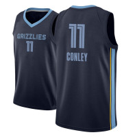 Men 2018-19 Mike Conley Memphis Grizzlies #11 Icon Edition Navy Jersey