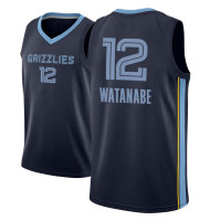 Men 2018-19 Yuta Watanabe Memphis Grizzlies #12 Icon Edition Navy Jersey