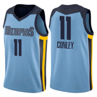 Mens 2017-18 Season Mike Conley Memphis Grizzlies #11 Icon Blue Swingman Jersey