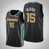 Memphis Grizzlies Sam Merrill City Edition Jersey Black Memphis Grizzlies Sam Merrill City Edition Jersey Black