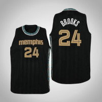 Youth Dillon Brooks Memphis Grizzlies #24 City Black 2021 Season Jersey Youth Dillon Brooks Memphis Grizzlies #24 City Black 2021 Season Jersey