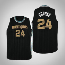 Youth Dillon Brooks Memphis Grizzlies #24 City Black 2021 Season Jersey Youth Dillon Brooks Memphis Grizzlies #24 City Black 2021 Season Jersey