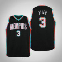 Youth Grayson Allen Memphis Grizzlies #3 Hardwood Classics Black 2021 Season Jersey Youth Grayson Allen Memphis Grizzlies #3 Hardwood Classics Black 2021 Season Jersey