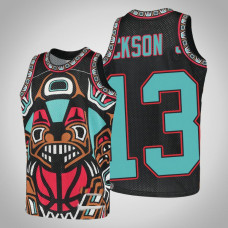 Youth Grizzlies Jaren Jackson Jr. #13 Black Big Face 2.0 Hardwood Classics Jersey Youth Grizzlies Jaren Jackson Jr. #13 Black Big Face 2.0 Hardwood Classics Jersey