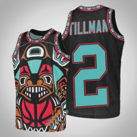 Youth Grizzlies Xavier Tillman #2 Black Big Face 2.0 Hardwood Classics Jersey Youth Grizzlies Xavier Tillman #2 Black Big Face 2.0 Hardwood Classics Jersey