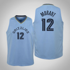 Youth Ja Morant Memphis Grizzlies #12 Statement Light Blue 2021 Season Jersey Youth Ja Morant Memphis Grizzlies #12 Statement Light Blue 2021 Season Jersey