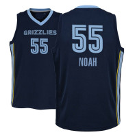 Youth 2018-19 Joakim Noah Memphis Grizzlies #55 Icon Edition Navy Jersey