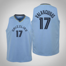 Youth Jonas Valanciunas Memphis Grizzlies #17 Statement Light Blue 2021 Season Jersey
