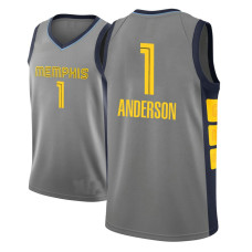 Youth 2018-19 Kyle Anderson Memphis Grizzlies #1 City Edition Gray Jersey Youth 2018-19 Kyle Anderson Memphis Grizzlies #1 City Edition Gray Jersey
