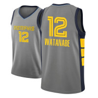 Youth 2018-19 Yuta Watanabe Memphis Grizzlies #12 City Edition Gray Jersey Youth 2018-19 Yuta Watanabe Memphis Grizzlies #12 City Edition Gray Jersey
