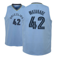 Youth 2018-19 Yuta Watanabe Memphis Grizzlies #42 Statement Blue Jersey Youth 2018-19 Yuta Watanabe Memphis Grizzlies #42 Statement Blue Jersey