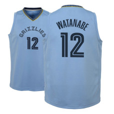 Youth 2018-19 Yuta Watanabe Memphis Grizzlies #12 Statement Light Blue Jersey Youth 2018-19 Yuta Watanabe Memphis Grizzlies #12 Statement Light Blue Jersey