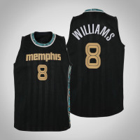 Youth Ziaire Williams Memphis Grizzlies #8 City Edition 2021 Draft Black 2021 Jersey Youth Ziaire Williams Memphis Grizzlies #8 City Edition 2021 Draft Black 2021 Jersey