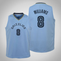Youth Ziaire Williams Memphis Grizzlies #8 Statement Edition 2021 Draft Blue 2021 Jersey Youth Ziaire Williams Memphis Grizzlies #8 Statement Edition 2021 Draft Blue 2021 Jersey